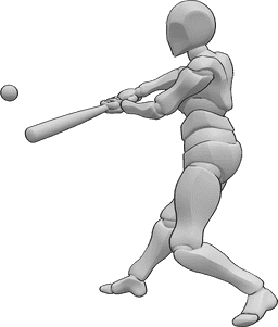 Posen-Referenz- Baseball-posen