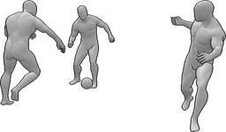 Referência de poses- Pose de ação referência