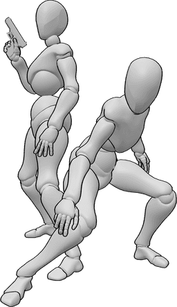 Referência de poses- Poses cómicas
