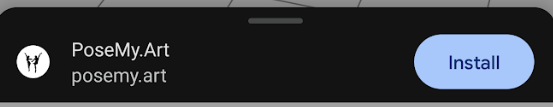 PoseMyArt install on android instruction 1
