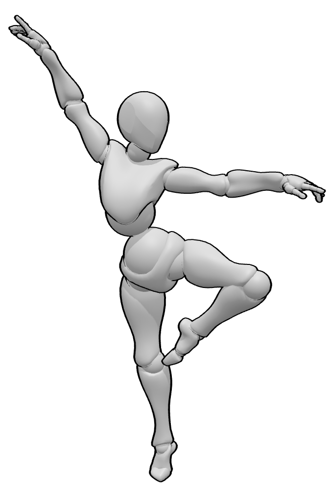 Dynamic Pose Reference - Three people running | PoseMy.Art