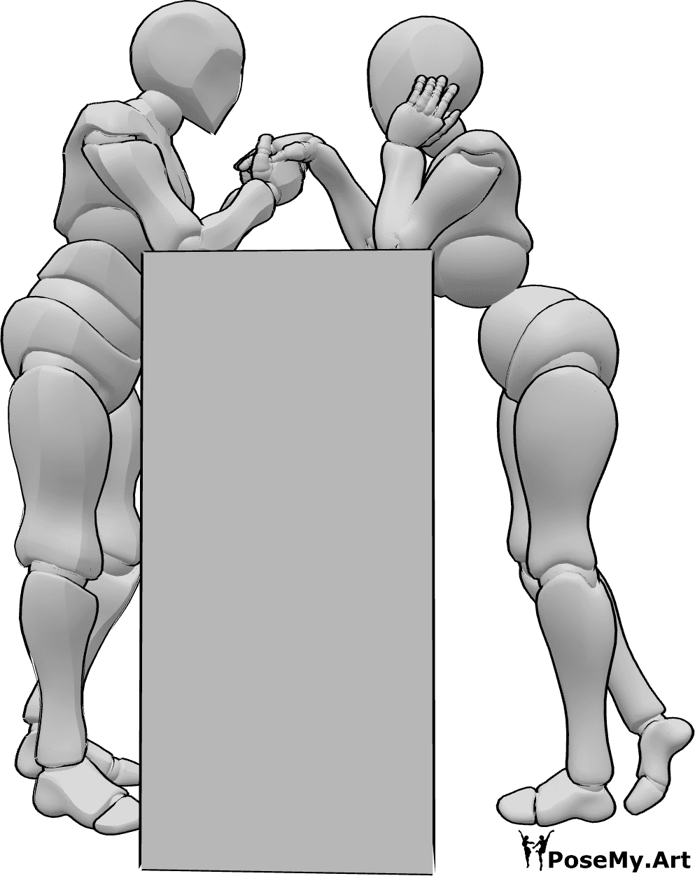 Pose Reference- Romantic hand kiss pose - Female and male are leaning on the bar table, the male is holding the female's hand with two hands and is about to kiss it