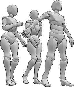 Referencia de poses- Referencias de posturas protectoras
