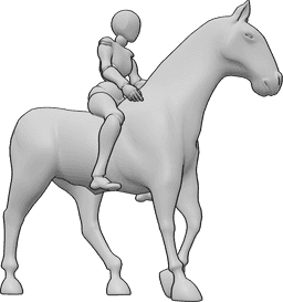 Pose Reference- Horse rider poses