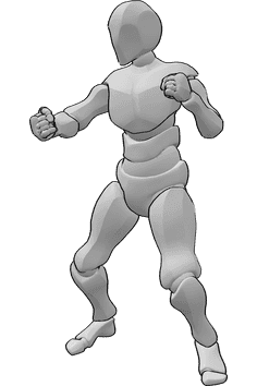 Referencia de poses- Punching poses