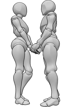 Pose Reference- Couples drawing references