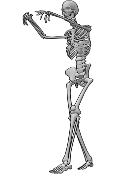 Posen-Referenz- Skeletthand referenzen