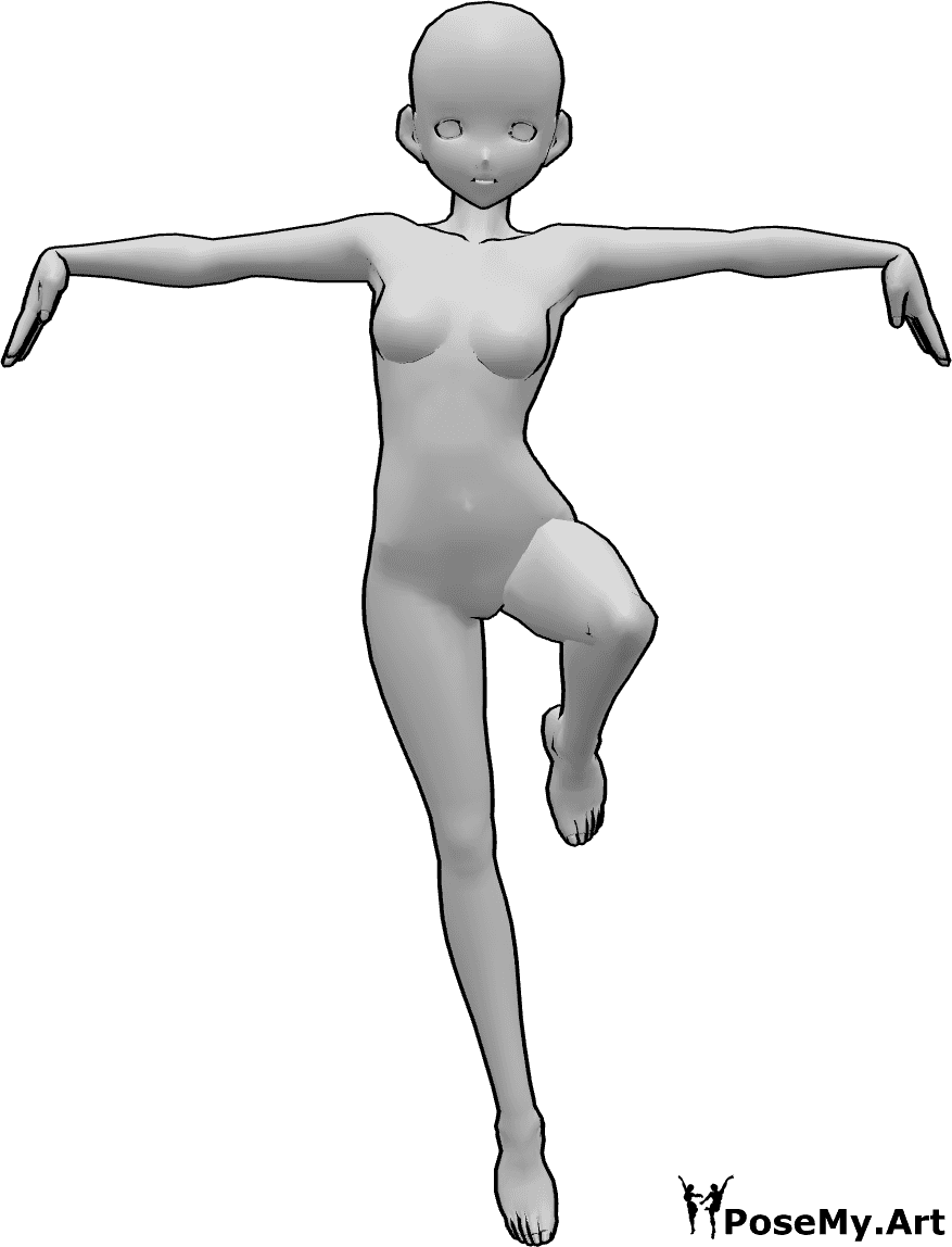 Action pose – Tanya Hales