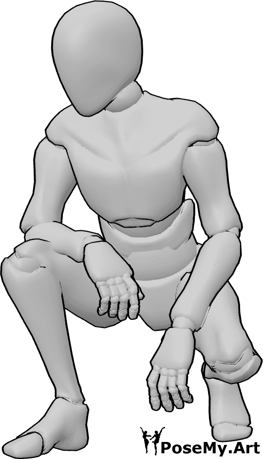 Crouching Reference Pose
