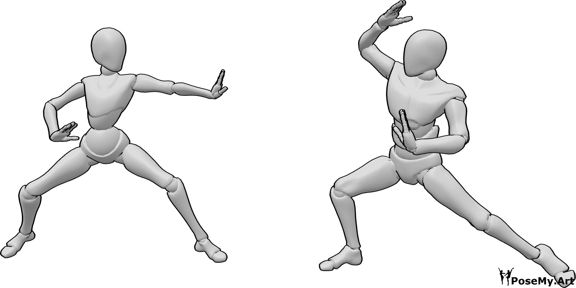 Poses De Lucha Masculina