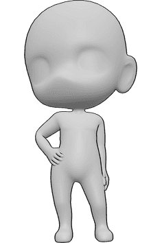 Riferimento alle pose- Riferimenti anatomici di chibi