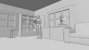Pose Reference- Room drawing references