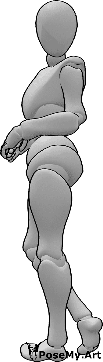 Premium Vector | Continuous line drawing of confident oversized woman  standing and posing, body positive