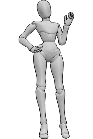 Pose Reference- Open hand references