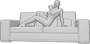 Pose Reference- Nude female anatomy for artists