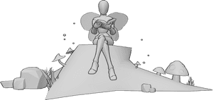 Pose Reference- Fairy drawing ideas