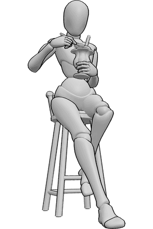 Pose Reference- Eating poses