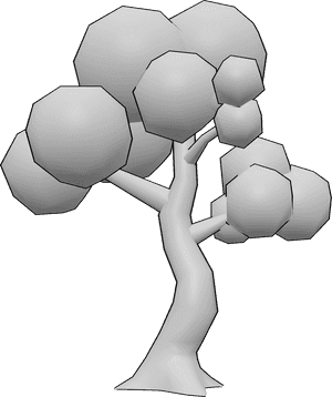 Pose Reference- Tree drawing references