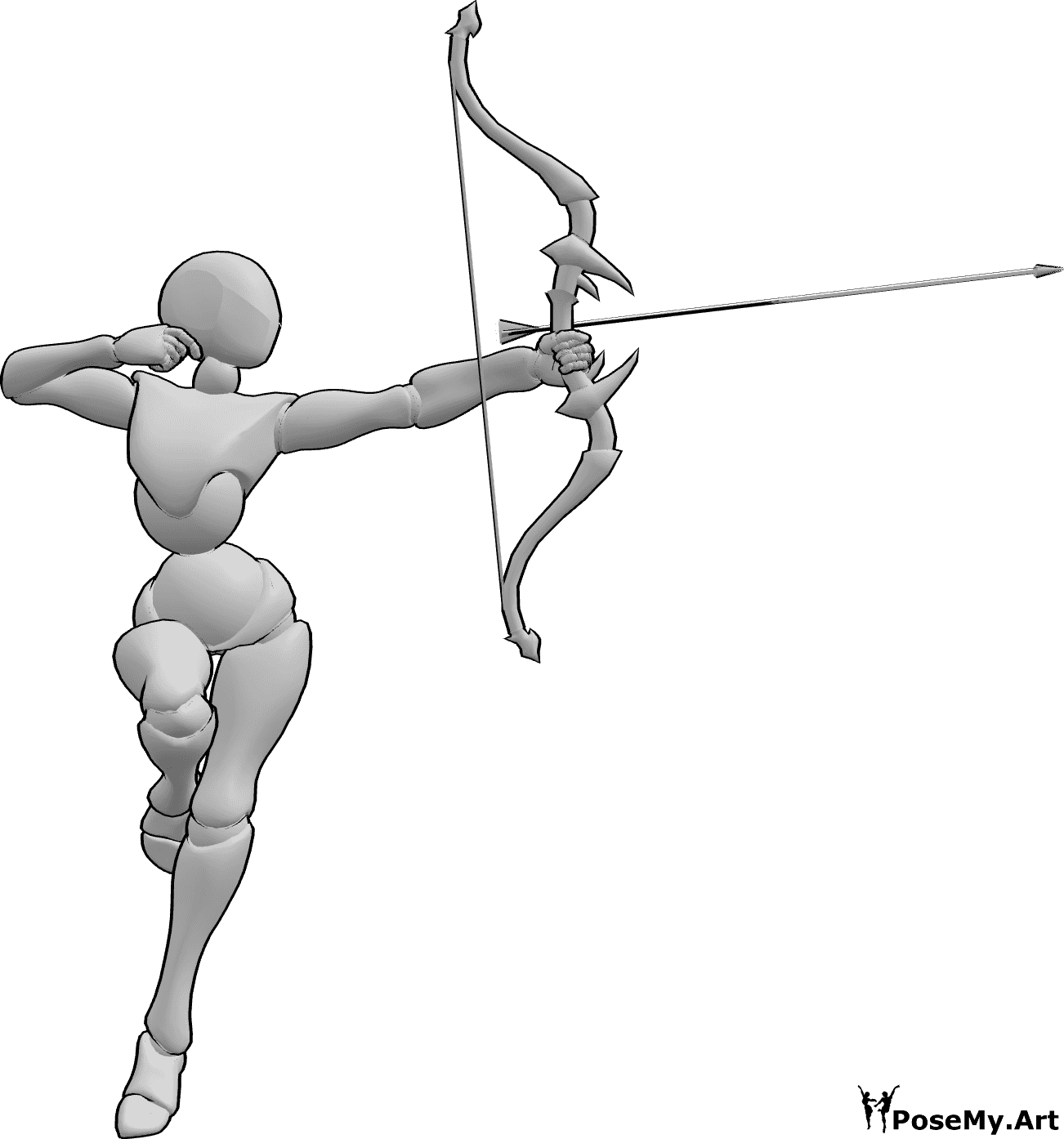 archery pose - Google Search | Human poses reference, Body reference poses,  Drawing reference poses