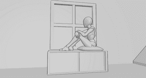 Référence des poses- Poses d'étreinte des genoux