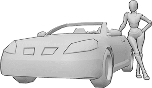 Pose Reference- Car drawing reference