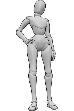 Pose Reference- Tilted head reference