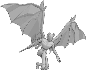 Pose Reference- Demonic pose