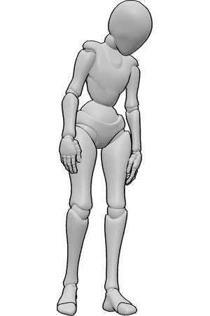 Pose Reference- Slouch pose