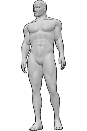 Pose Reference- Knee drawing reference