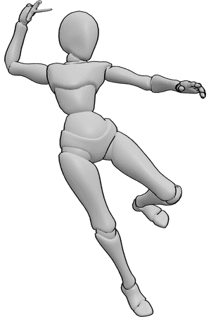 Pose Reference- Stabbing pose