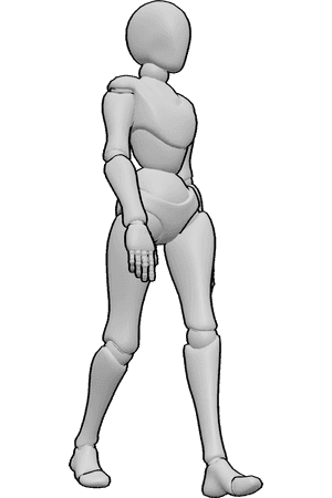 Pose Reference- Walking pose