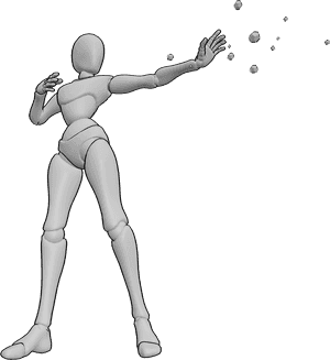 Pose Reference- Spellcaster pose