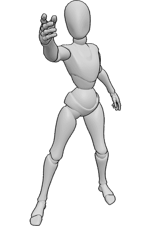 Pose Reference- Reaching out pose