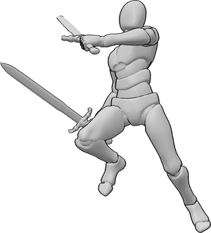 Pose Reference- Cool sword poses