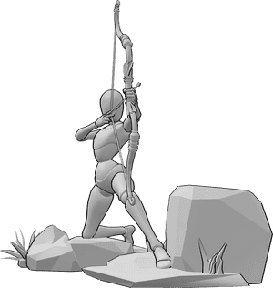 Pose Reference- Archer pose reference