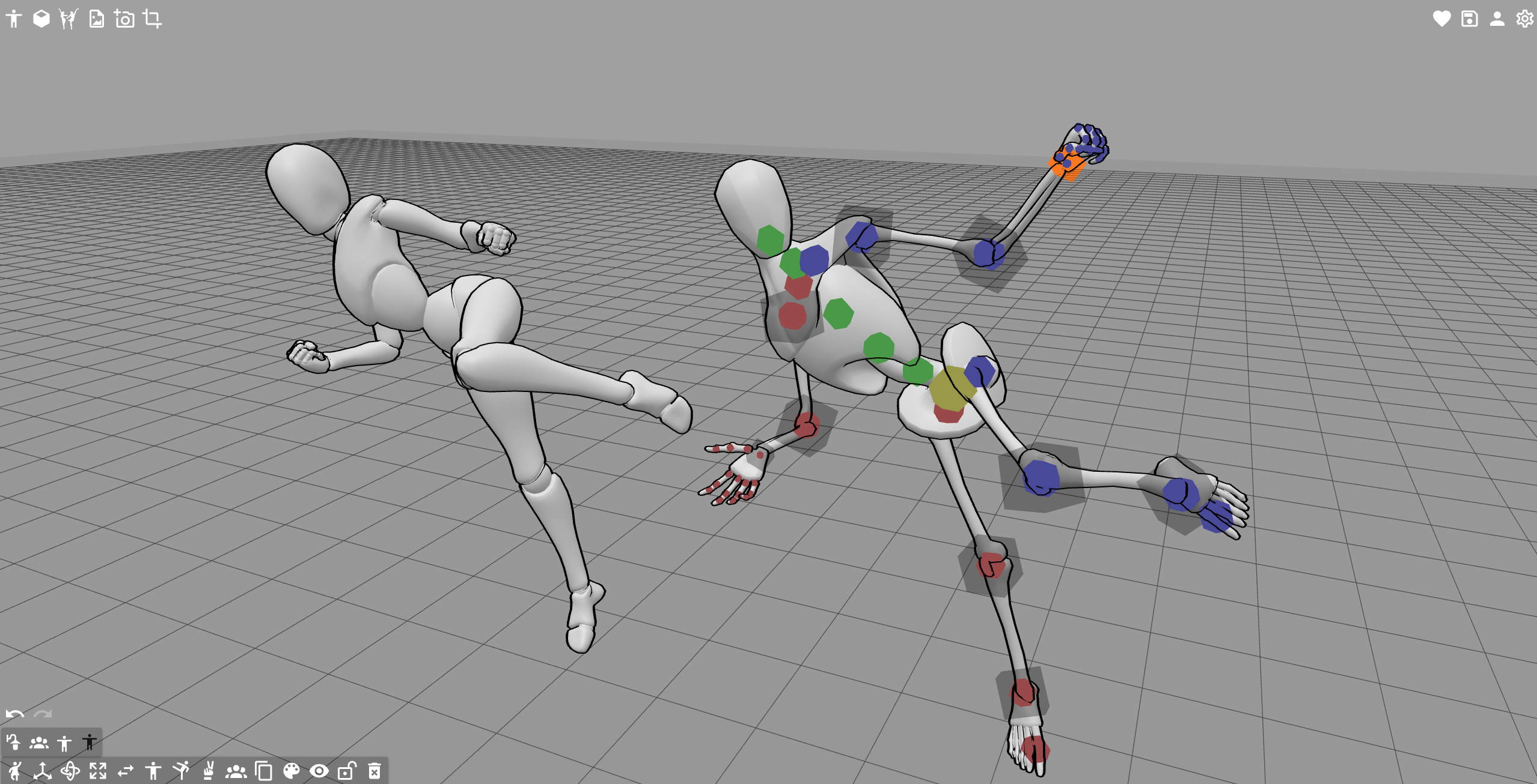 PoseMyArt's Inverse Kinematics Option