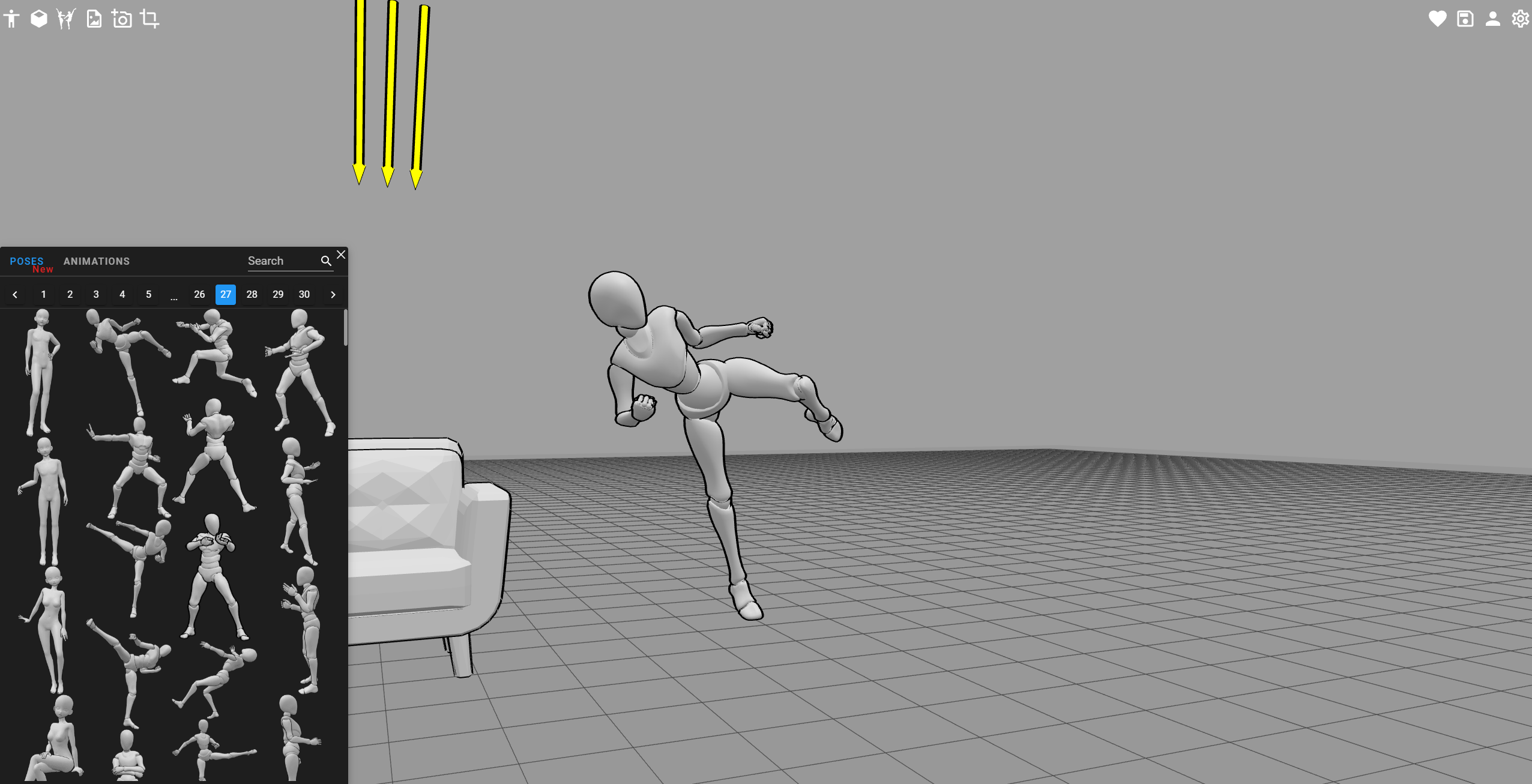 Premade Poses Library