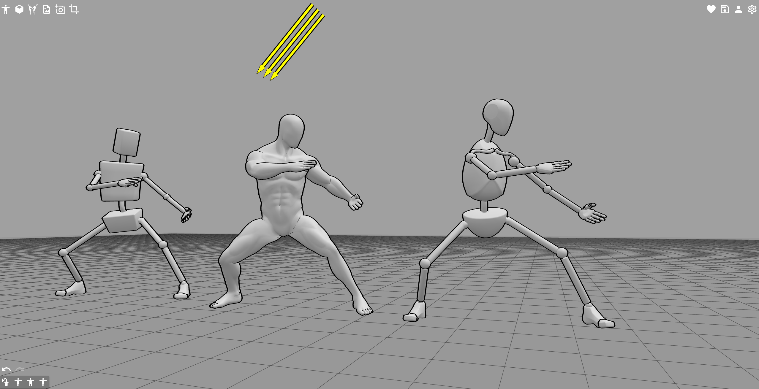 PoseMyArt's Models Library Variety