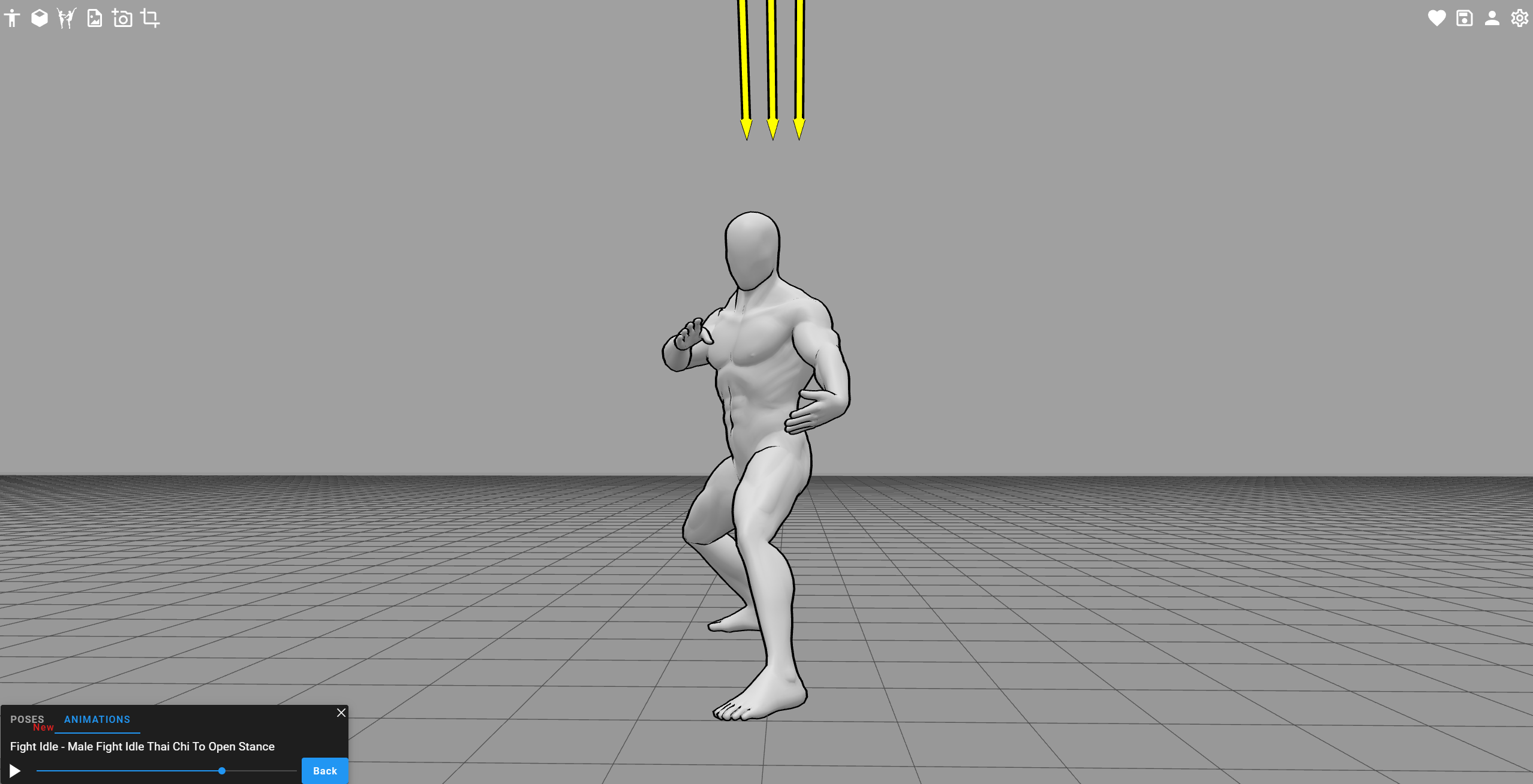 PoseMyArt's Premade Animations Library