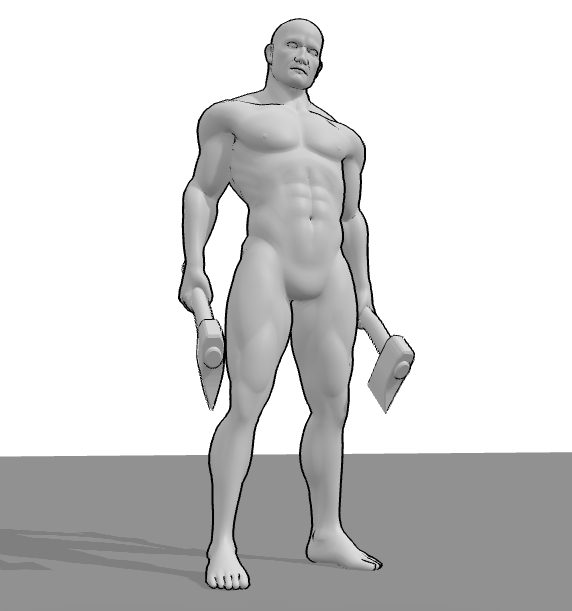 Male arm drawing reference