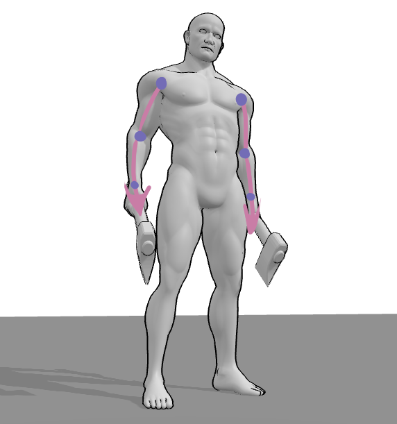 Drawing reference - Studying arms