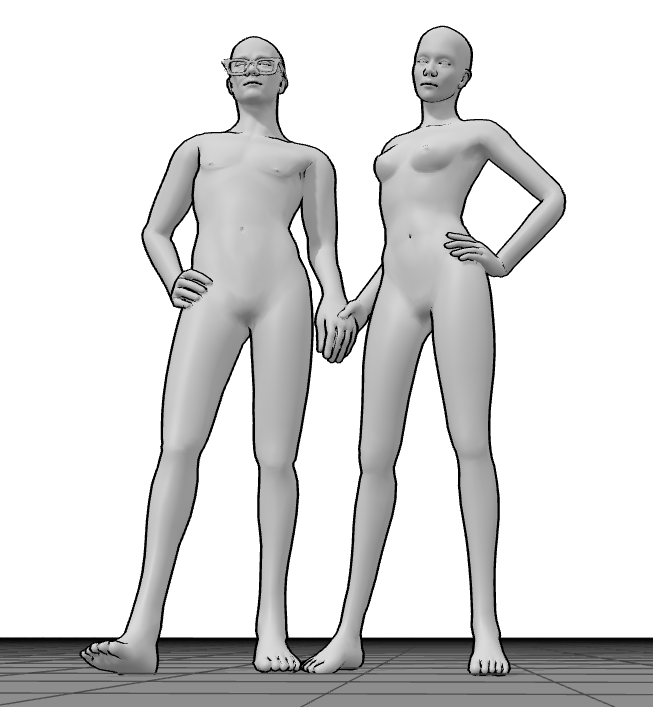 PoseMyArt Skinny Models |455