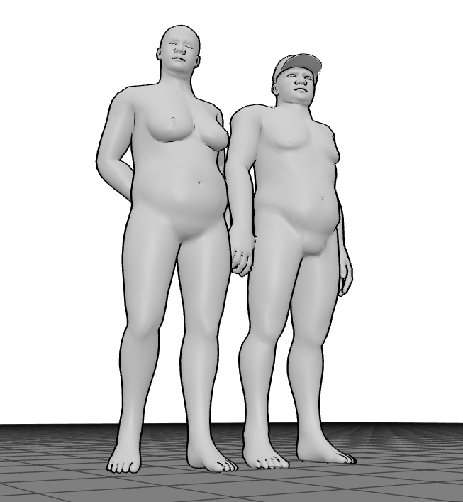 PoseMyArt Stocky Models |455