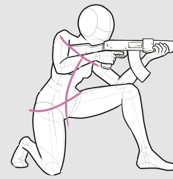 AK grip - Torso |310