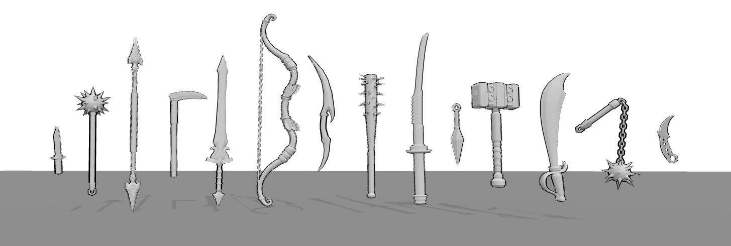 PoseMyArt Weapon Library