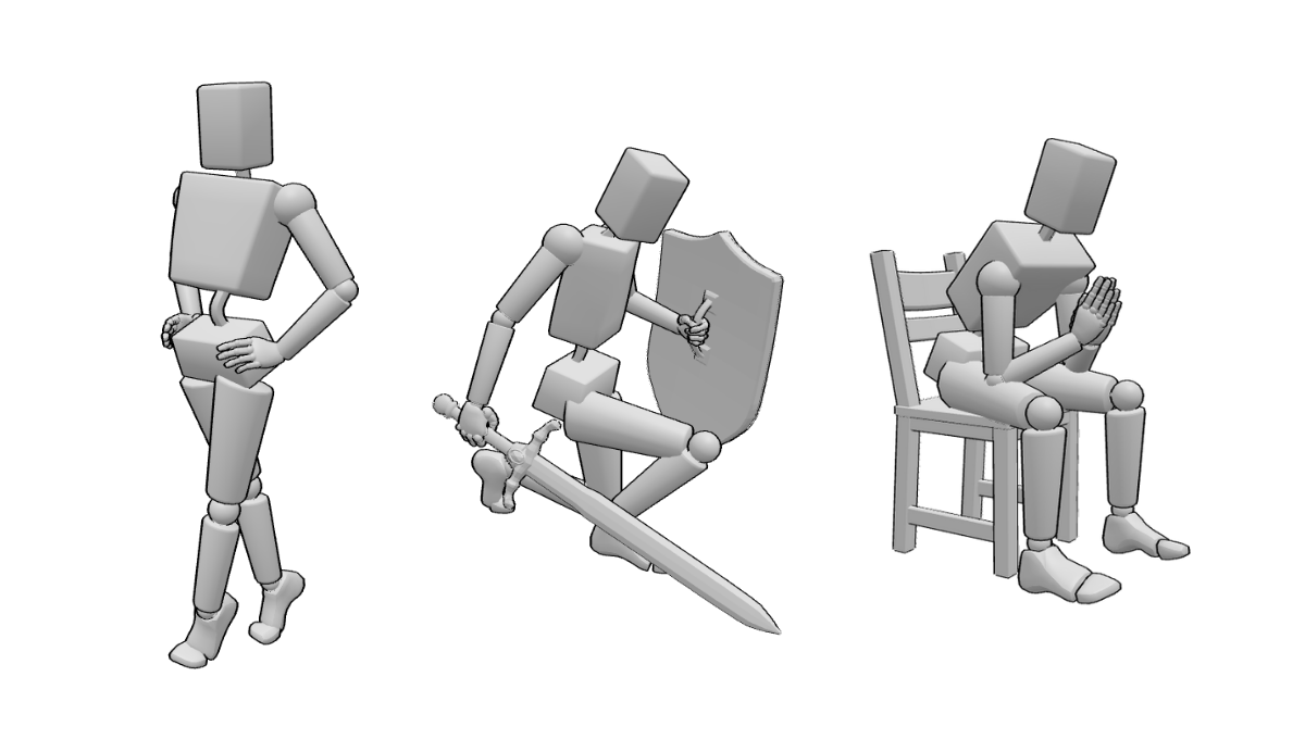 Foreshortening and Overlapping