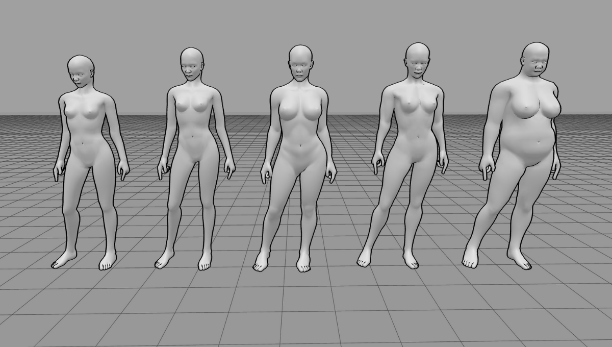 Realistic Female Models