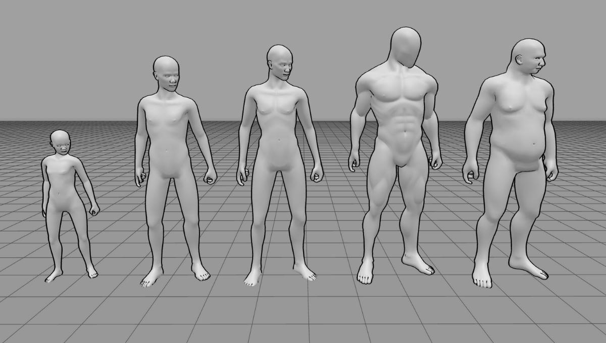 Realistic Male Models