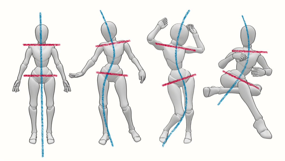 Shoulder and Hip Lines