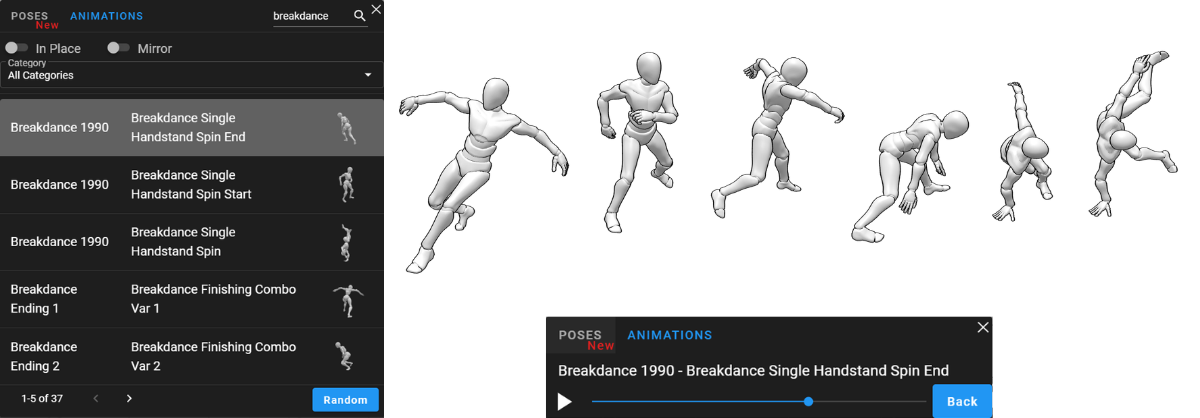 Taking Screenshots through One Animation
